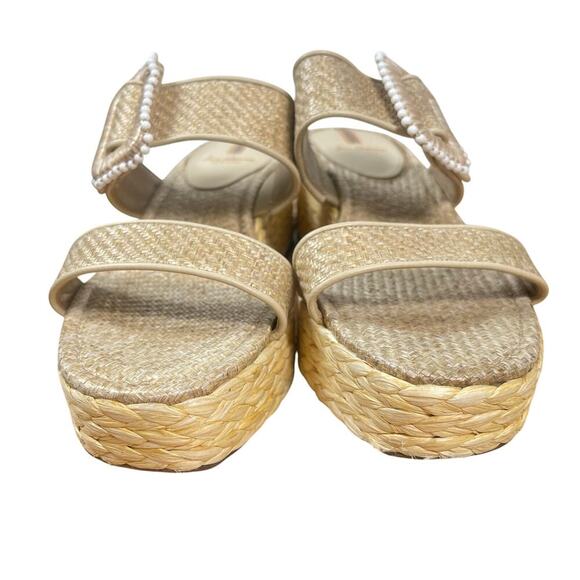 Sam Edelman Chase Espadrille Wedge Platform Sandal Buckle Size 9 - Picture 5 of 9
